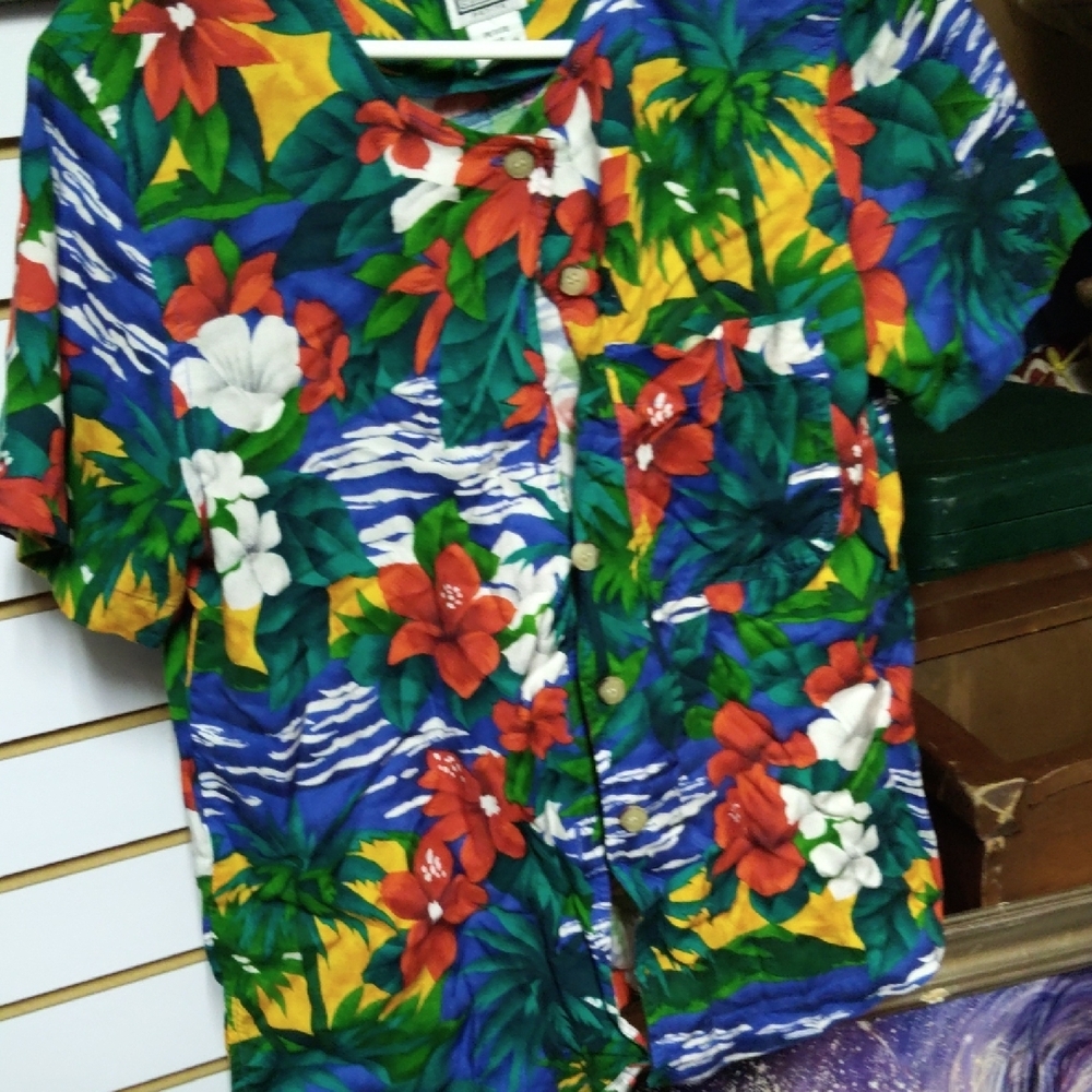 Vibrant Floral Hawaiian Shirt